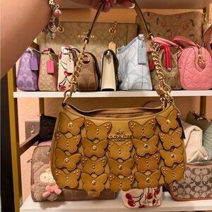 Coach butterfly appliqué Teri shoulder bag